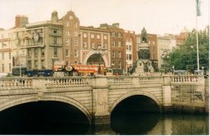 Sebuah sudut kota Dublin